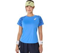 Maglietta Donna Asics Match Game Short Sleeve - Blu (XS)