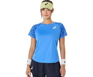 Maglietta Donna Asics Match Game Short Sleeve - Blu (XS)
