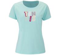 Maglietta Donna Babolat Exercise Message - blue tint - Turchese (XS)