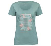 Maglietta Donna Babolat Exercise Message Tee Woman - Verde (XS)