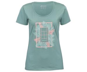 Maglietta Donna Babolat Exercise Message Tee Woman - Verde (XS)