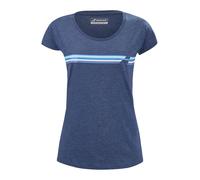 Maglietta Donna Babolat Exercise Stripes Tee W - estate blue heather - Blu (XS)
