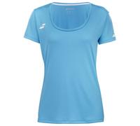 Maglietta Donna Babolat Play Cap Sleeve Top Women - cyan blue - Blu (M)