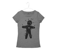 Maglietta Donna Bambola Vudù Amore Odio Gothic Love Voodoo Doll T-Shirt Girl