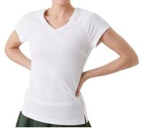 Maglietta Donna Björn Borg Ace T-shirt - brilliant white - Bianco (XS)