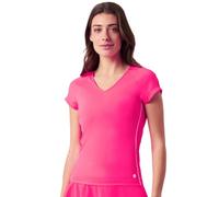 Maglietta Donna Björn Borg Ace V-Neck - cotton candy - Rosa (L)