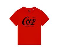 Maglietta Donna CCCP Fedeli alla Linea Musica Rock Punk Sovietico Stella Rossa T-Shirt Girl (IT, Testo, M, Regular, Regular, Traffic Red)