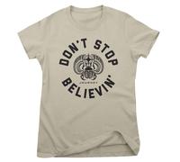 Maglietta Donna Circolare Don't Stop Believin' Ufficialmente Licenziata Journey