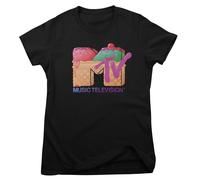 Maglietta Donna Con Logo Ice Cream MTV Ufficialmente Licenziato
