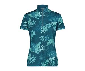 Maglietta donna con mezza zip CMP Bleu