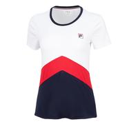 Maglietta Donna Fila Aurelia - white/navy - Multicolore (XS)