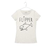 Maglietta Donna Flipper By Kurt Cobain Nirvana New York 1991 Shark T-Shirt Girl