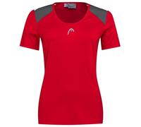 HEAD Club Maglietta Donna in rosso, Taglia: XS