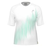 Maglietta Donna Head Performance - candy/print perf white - Bianco (L)