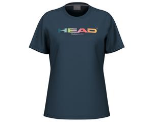 Maglietta Donna Head Rainbow - Blu (S)