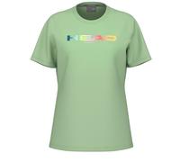 Maglietta Donna Head Rainbow - Verde (M)