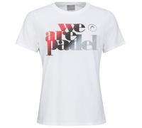 Maglietta Donna Head We Are Padel II T-Shirt - white/black - Bianco (M)