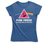Maglietta Donna, Idea Regalo per Le appassionate di filosofia e psicoanalisi, Pink Freud The Dark Side of Your Mom