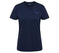 Maglietta donna in cotone Hummel HmlCourt Bleu XL