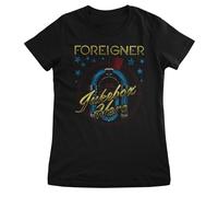 Maglietta Donna Jukebox Hero Ufficialmente Licenziata Foreigner