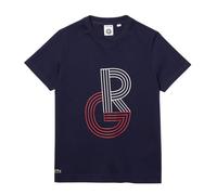 Maglietta Donna Lacoste SPORT Graphic Roland Garros - Blu (S)