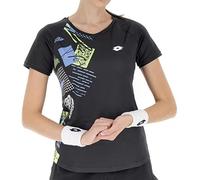 Maglietta Donna Lotto Tech I D5 Tee - all black - Nero (XS)
