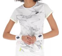 Maglietta Donna Lotto Tech II D1 T-Shirt - bright white - Bianco (XS)