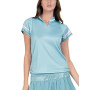 Maglietta Donna Lucky in Love Can't Find Me Love Hide Out Short Sleeve - eucalyptus - Blu (XS)
