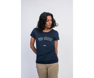 Maglietta Donna Maniche Corte Madre Notturna Colore Blu