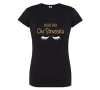 maglietta donna meglio tardi che struccata divertente t-shirt ironica tshirt