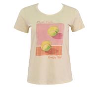 Maglietta Donna Monte-Carlo Country Club Pink Court Print - vanille - Beige (M)