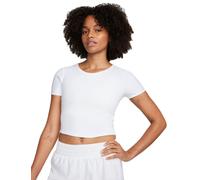 Maglietta Donna Nike One Fitted Dir-Fit Short Sleeve Top - Bianco (XXS)