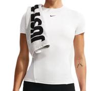 Maglietta Donna Nike One Fitted Short Sleeve - white/black - Bianco (XL)