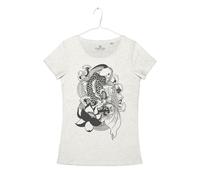 Maglietta Donna Tatuaggio Carpa Koi Japan Koi Fish And Lotus Tattoo T-Shirt Girl