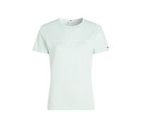 Maglietta Donna Tommy Hilfiger Regular Corp Logo C-NK SS - Menta (M)