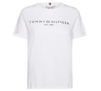 Maglietta Donna Tommy Hilfiger Regular Corp Logo C-NK SS - Bianco S