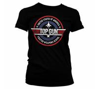 Maglietta Donna Top Gun Licenza Ufficiale Scuola Di Guerra S-XXL