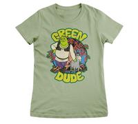 Maglietta Donna Ufficialmente Licenziata Shrek - Il Tizio Verde