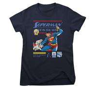 Maglietta Donna Ufficialmente Licenziata Superman - Su Nel Cielo