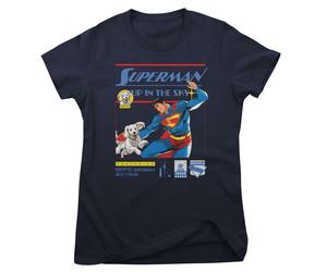 Maglietta Donna Ufficialmente Licenziata Superman - Su Nel Cielo
