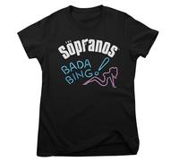 Maglietta Donna Ufficialmente Licenziata The Sopranos - BADA BING