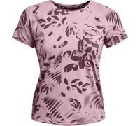 Maglietta Donna Under Armour Women's UA IsoChill 200 Print Short Sleeve - mauve pink/ash plum - Rosa (XS)