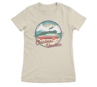 Maglietta Donna Vintage National Lampoon's Christmas Con Patch