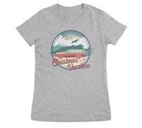 Maglietta Donna Vintage National Lampoon's Christmas Con Patch