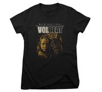 Maglietta Donna Volbeat Ufficiale God Of Angels Trust Goat - Collo Rotondo