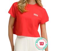 Maglietta Donna Wilson Harper Crop - infrared - Rosso (XL)