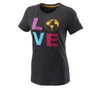 Maglietta Donna Wilson Love Earth Tech Tee W - black - Nero (S)