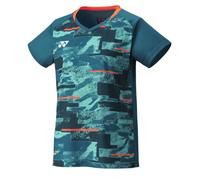 Maglietta Donna Yonex Crew Club - blue green - Turchese (L)