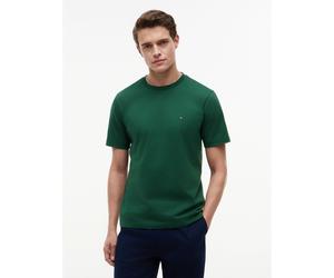 Maglietta dritta spessa Verde L A righe
