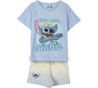 CERDÁ Pigiama per bambini Stitch 100% cotone 220 g/m² bianco/blu Taglia 12 anni